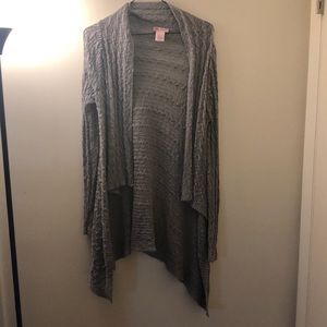 Gray cardigan